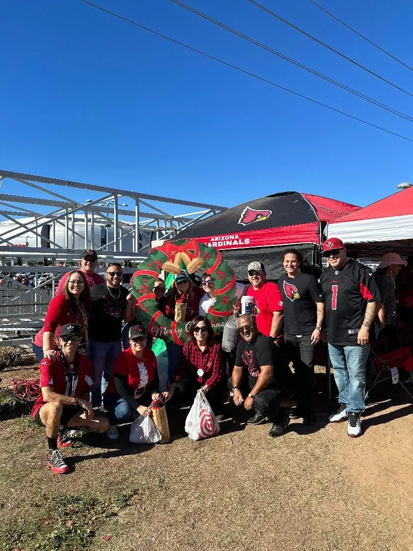 Volunteer crew at the Adopt a Grandparent event